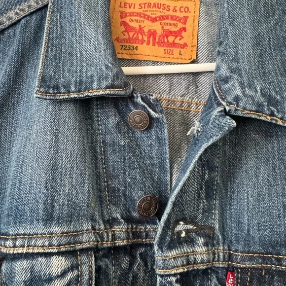Levi's Classic Blue Denim Jacket - Picture 1 of 2